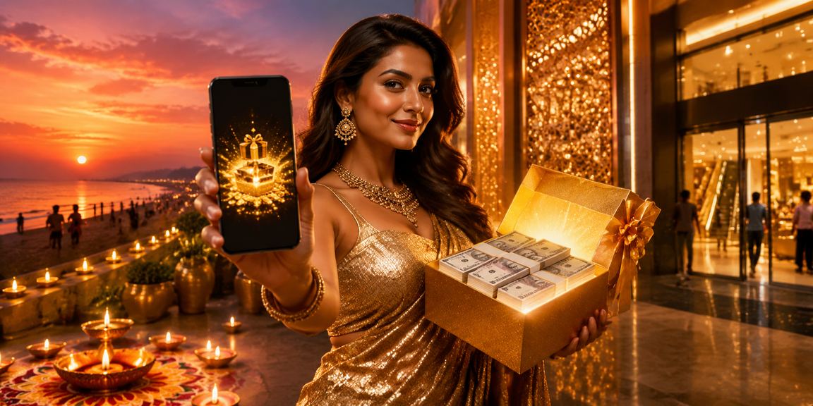 Indian player accessing a2ui promotions on mobile phone